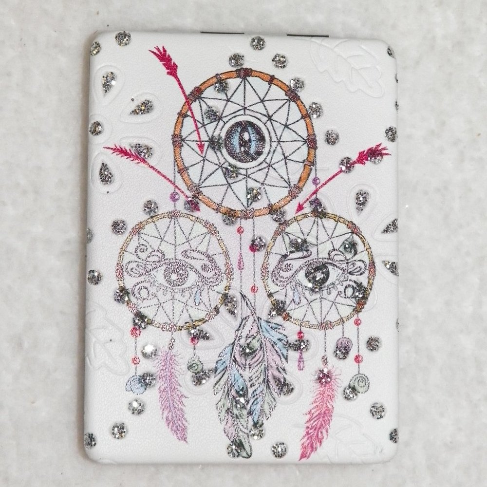 Compact Mirror Embellished Dreamcatcher - Picture 6 of 6